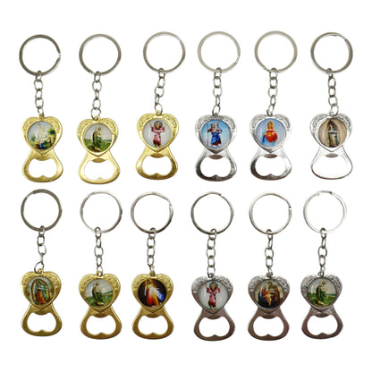 Jesus Santa Maria Religious Key Chain  JK5910-11 (12PC)