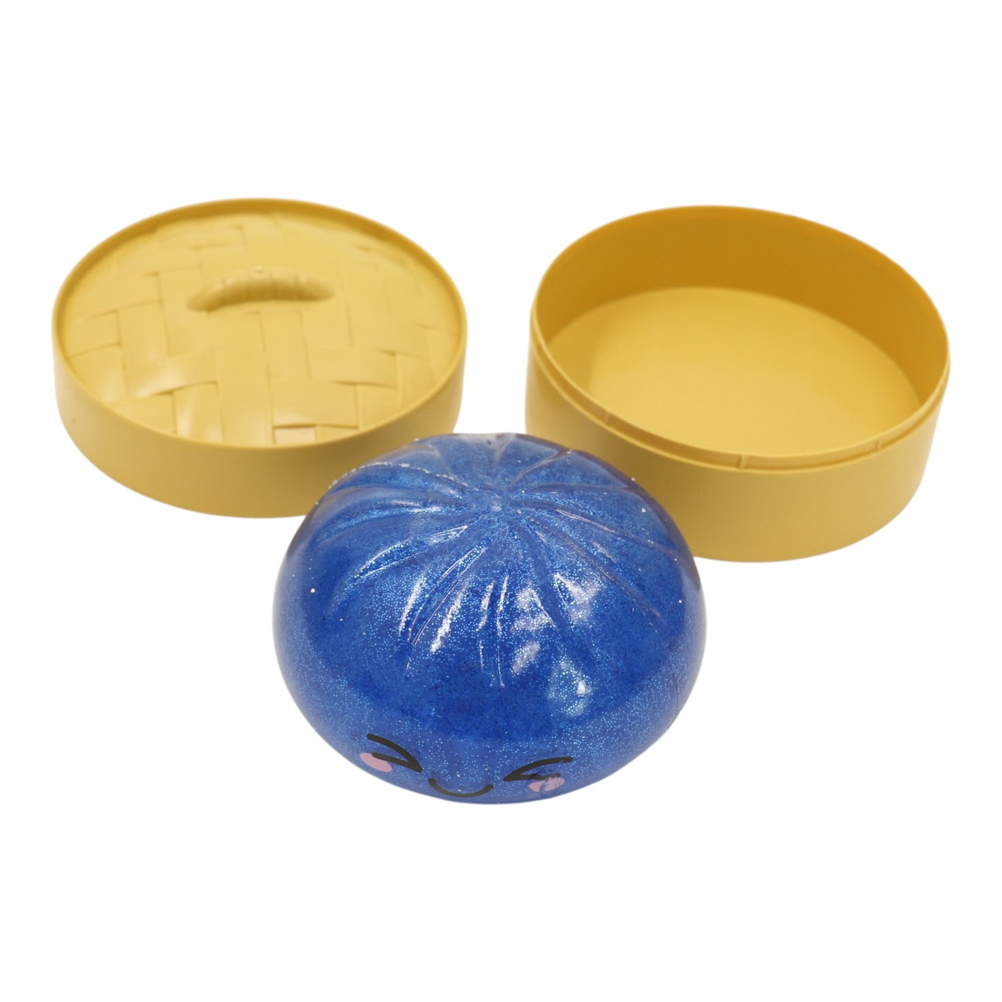 Glitter Jiggly Bun Squishy Dumpling JT6428-3 (12PC)