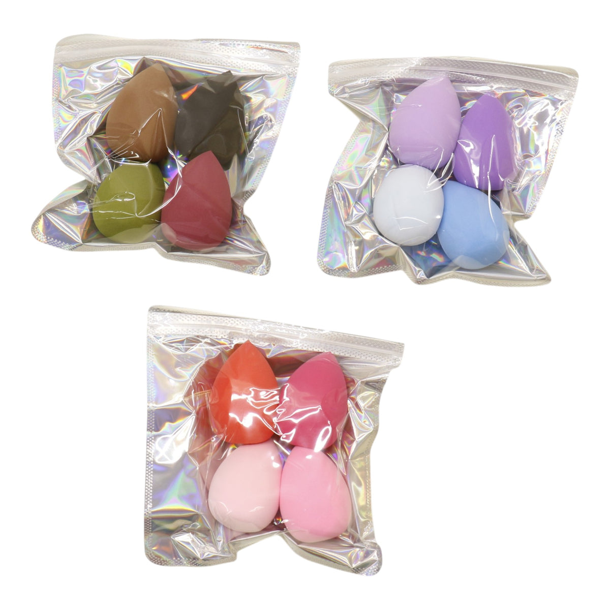 Color Mixing 48PC Makeup Sponge Set 17377 (12Pack)