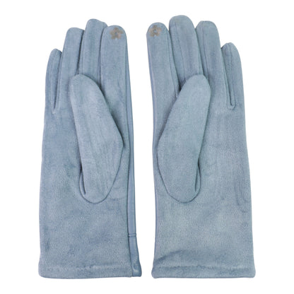 Women's Faux Leather Pom Pom Gloves GL178. (12PAIR)