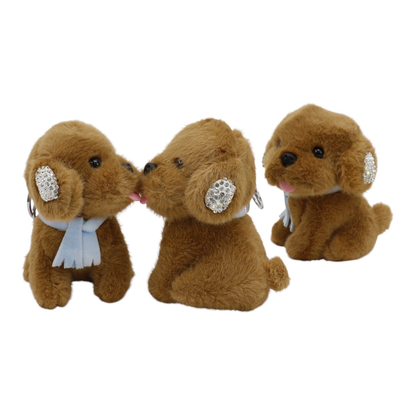 Puppy Plush Keychain JK41212-13 (12PC)