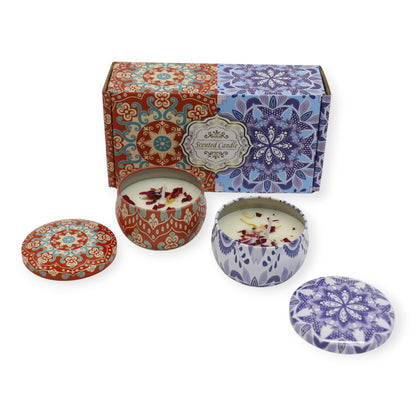 Bohemia 2pcs Fragrance Scented Candle SS51113-15 (3Pack)