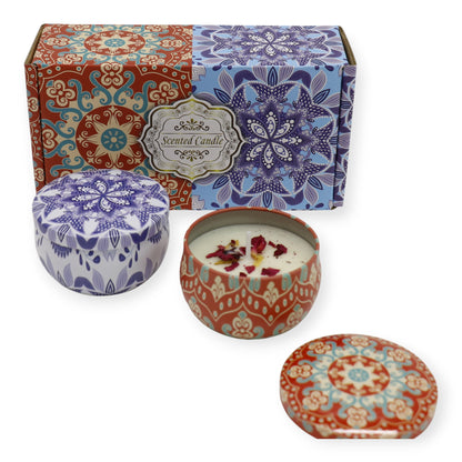 Bohemia 2pcs Fragrance Scented Candle SS51113-15 (3Pack)