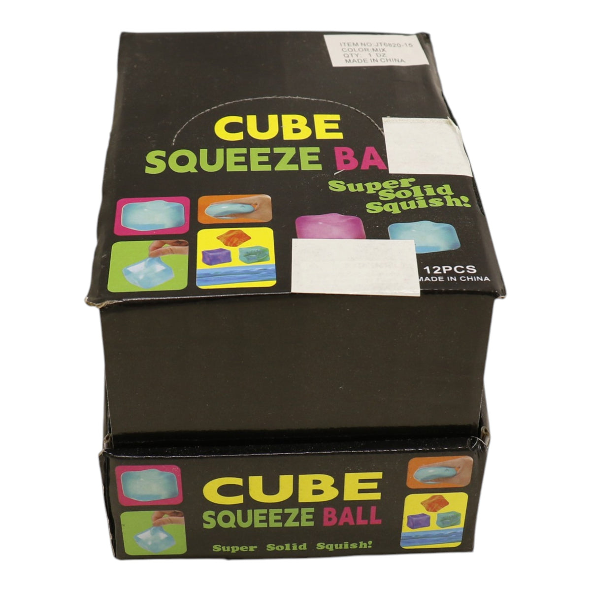 Christmas Cube Squishy Toy JT6820-15 (12PC)