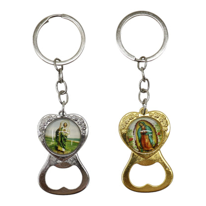 Jesus Santa Maria Religious Key Chain  JK5910-11 (12PC)