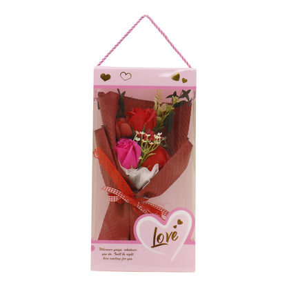 Three Rose Artificial Bouquet Gift  VT5111-7  (1 PACK )
