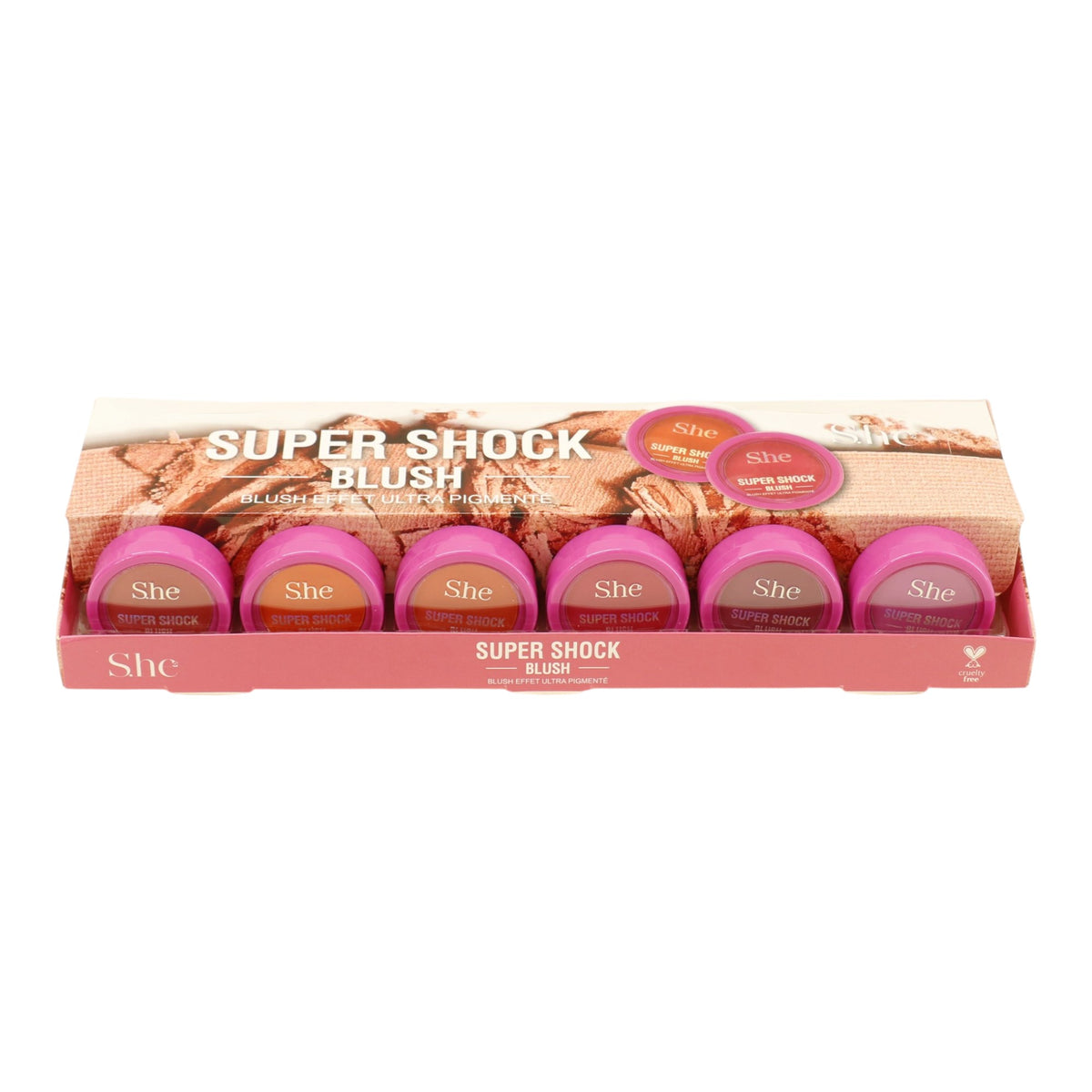 S. He 6 Color Super Shock Blush BS998 (24PK)