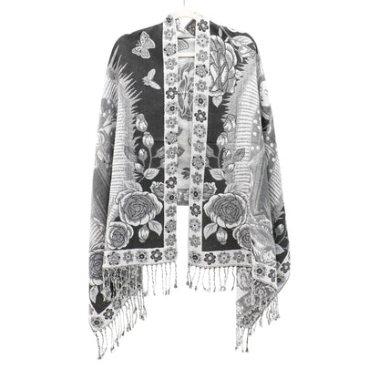 Metallic Pashmina Our Lady of Guadalupe SCF5920-11 (12PC)