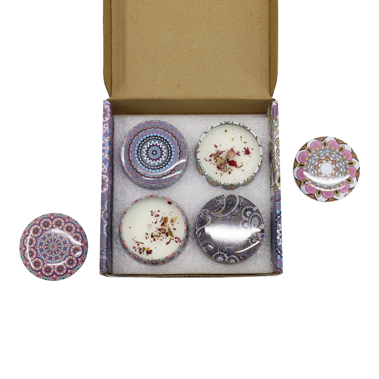 Bohemia 4pcs Fragrance Scented Candle AC5113-2 (3Pack)