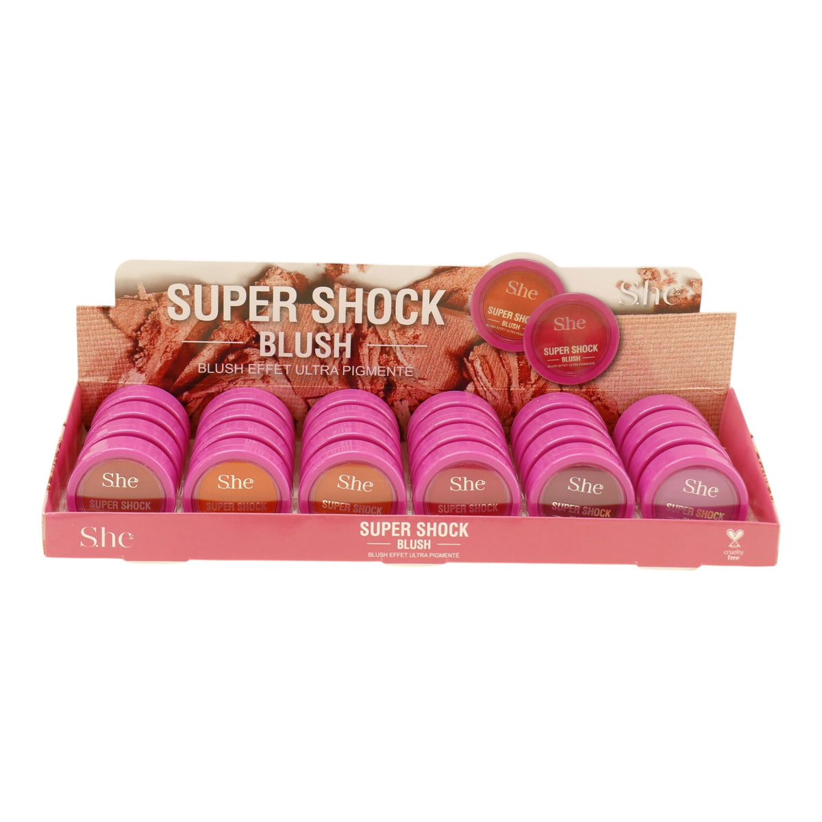 S. He 6 Color Super Shock Blush BS998 (24PK)