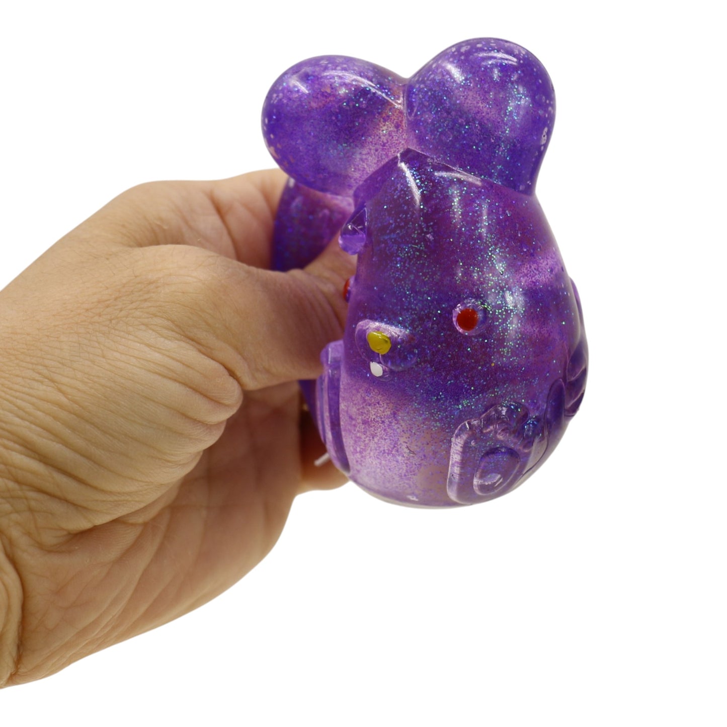 Bunny Clear Colors Squishy Toy SQ6509-4 (12PC)