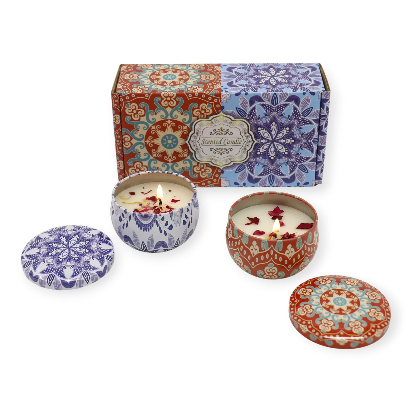 Bohemia 2pcs Fragrance Scented Candle SS51113-15 (3Pack)