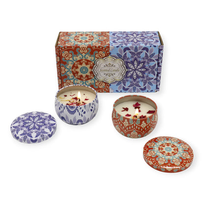 Bohemia 2pcs Fragrance Scented Candle SS51113-15 (3Pack)
