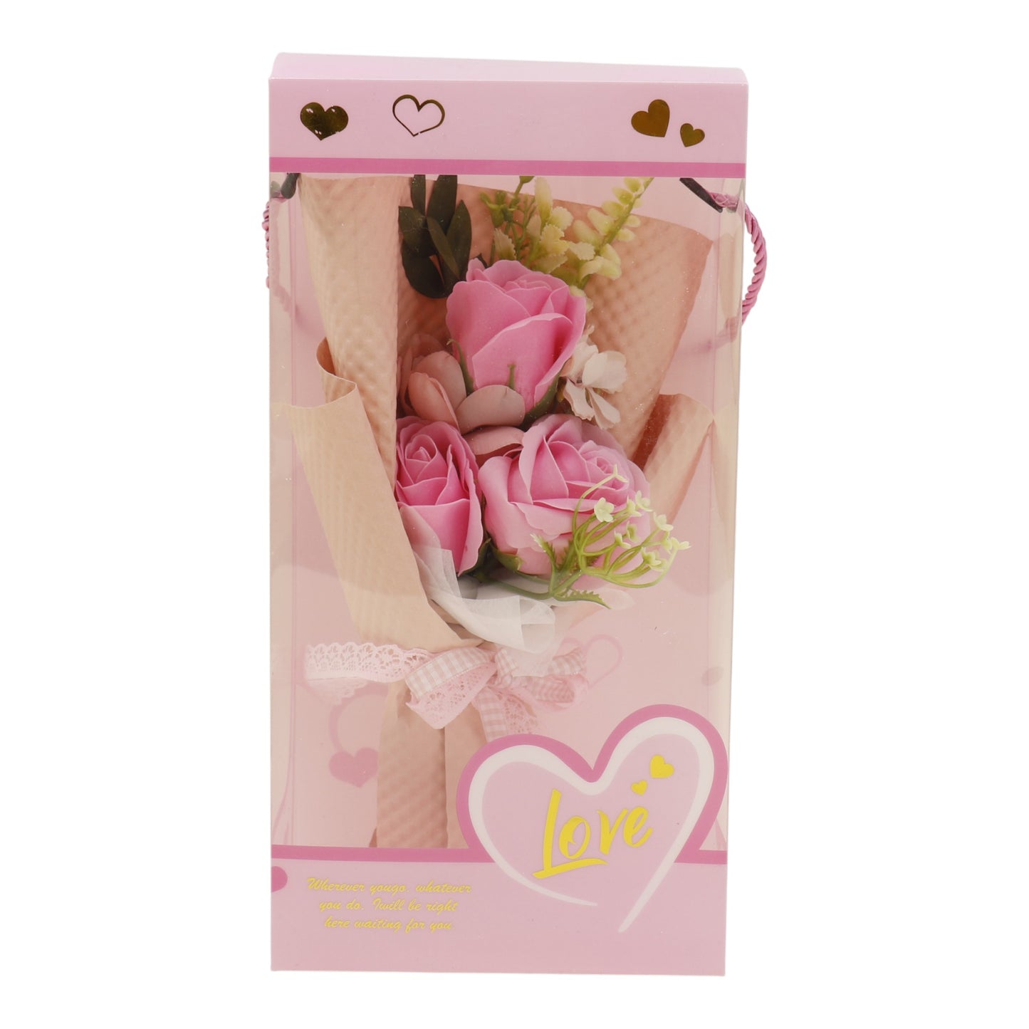 Three Rose Artificial Bouquet Gift  VT5111-7  (1 PACK )