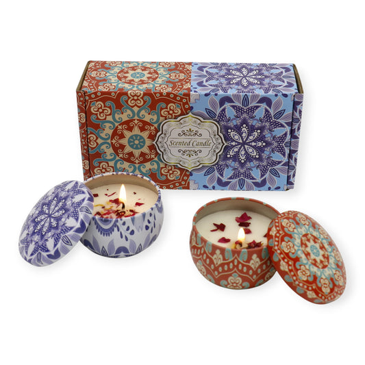 Bohemia 2pcs Fragrance Scented Candle SS51113-15 (3Pack)