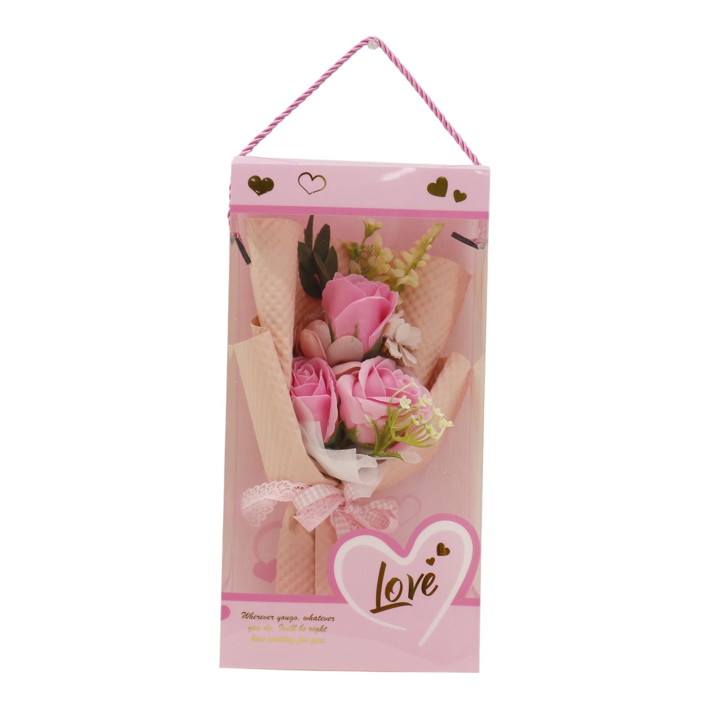 Three Rose Artificial Bouquet Gift  VT5111-7  (1 PACK )