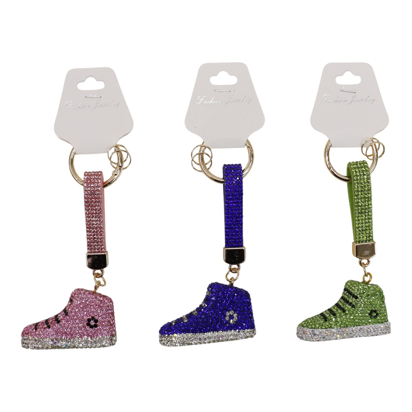 Rhinestone Sneakers Keychain SS511-42 (12PC)