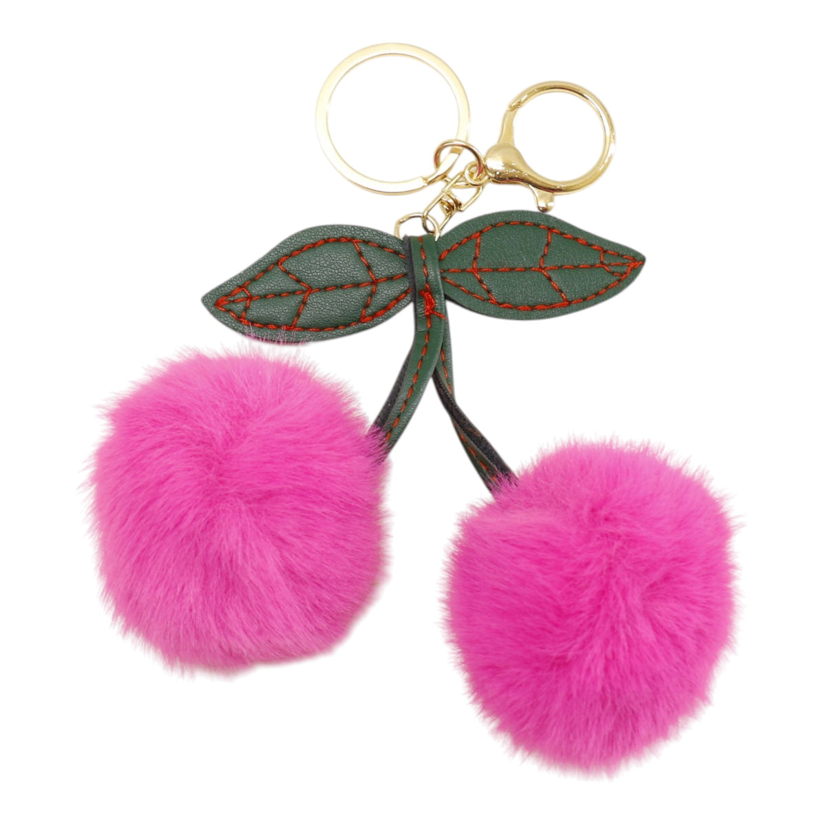 Pom Pom Cherry Key Chain JK6902-5 (12PC)
