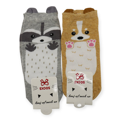 Women's Cute Animal Cartoon Socks SS3208-98 (12PC)
