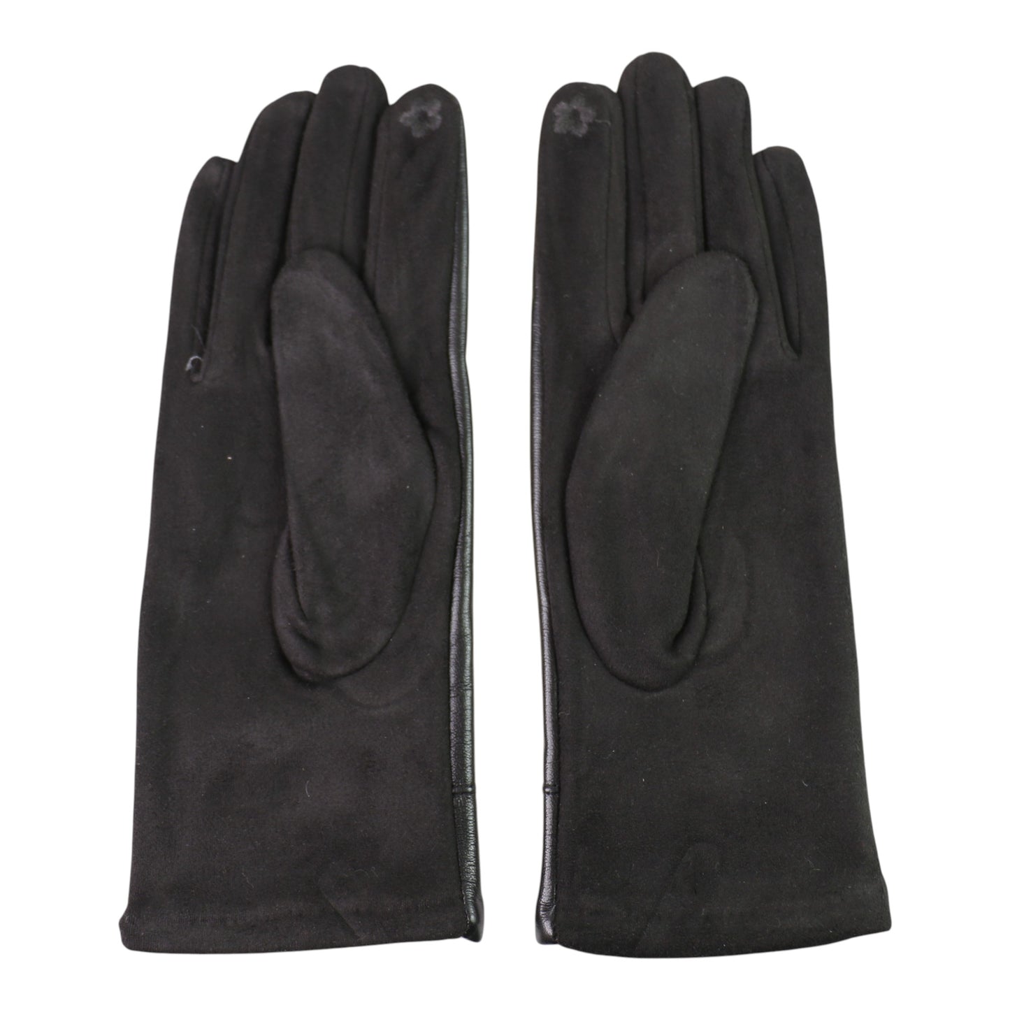 Women's Faux Leather Pom Pom Gloves GL178. (12PAIR)