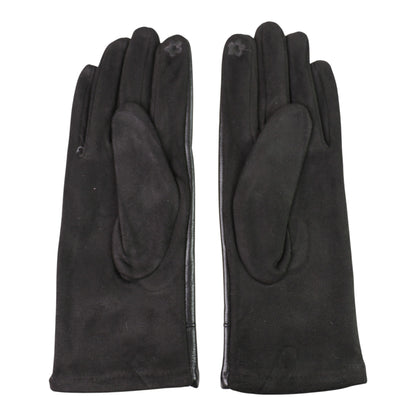 Women's Faux Leather Pom Pom Gloves GL178. (12PAIR)
