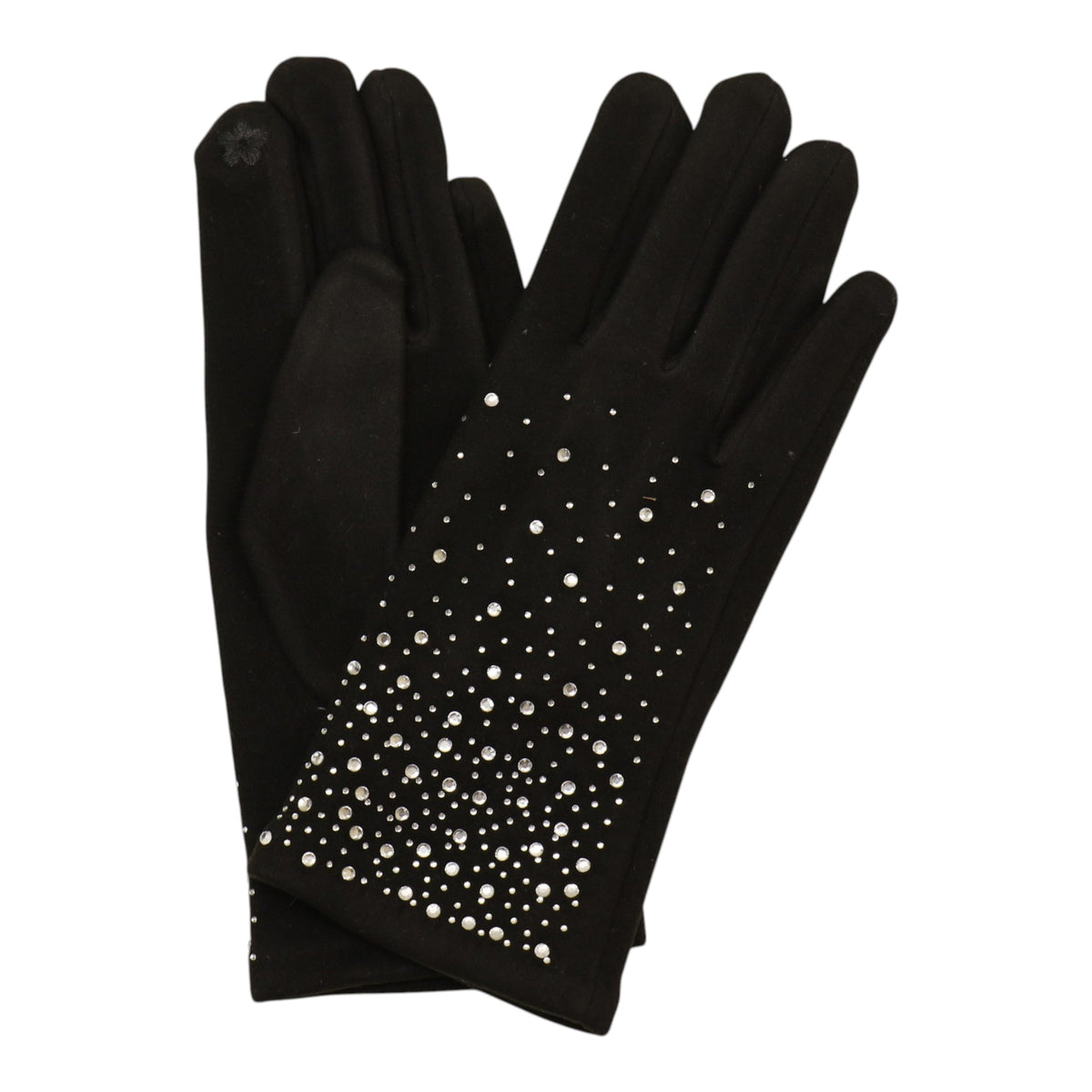 Women’s Rhinestone Studded Touchscreen Gloves GL6830-7 (12PAIR)