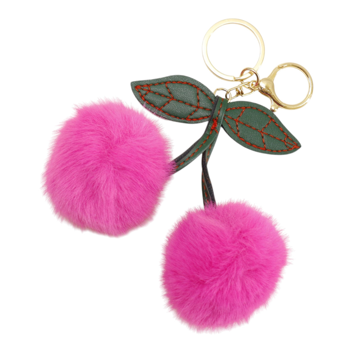 Pom Pom Cherry Key Chain JK6902-5 (12PC)