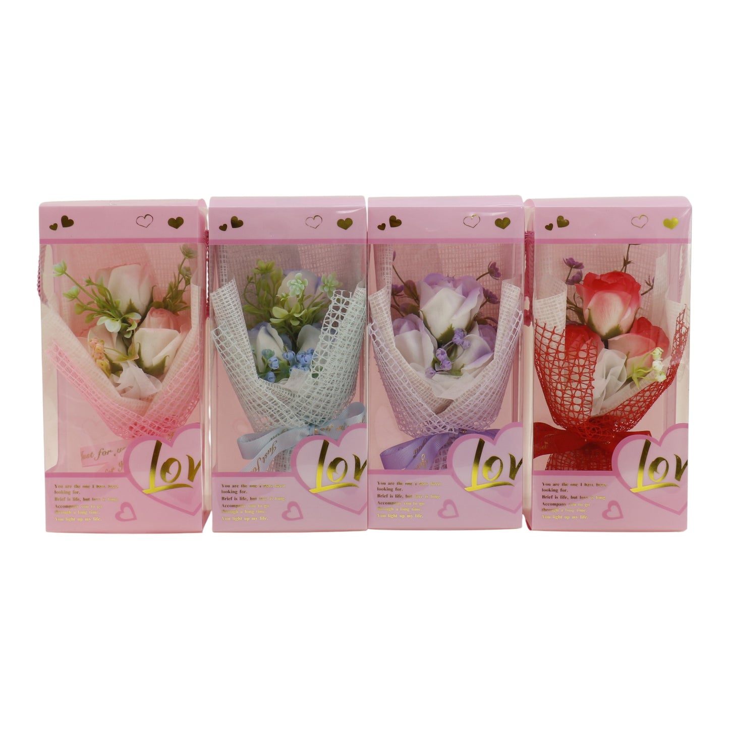 Three Rose Artificial Bouquet Gift  VT5111-9 (1 PACK )