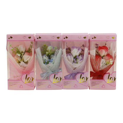 Three Rose Artificial Bouquet Gift  VT5111-9 (1 PACK )