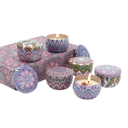 Bohemia 6pcs Fragrance Scented Candle AC5113-1 (3Pack)