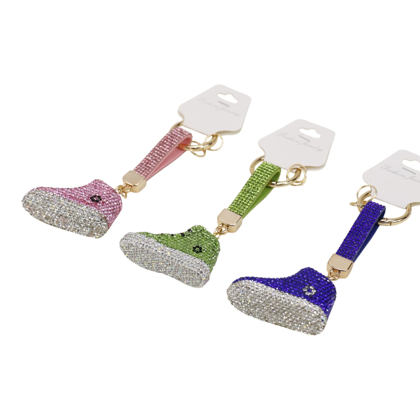 Rhinestone Sneakers Keychain SS511-42 (12PC)