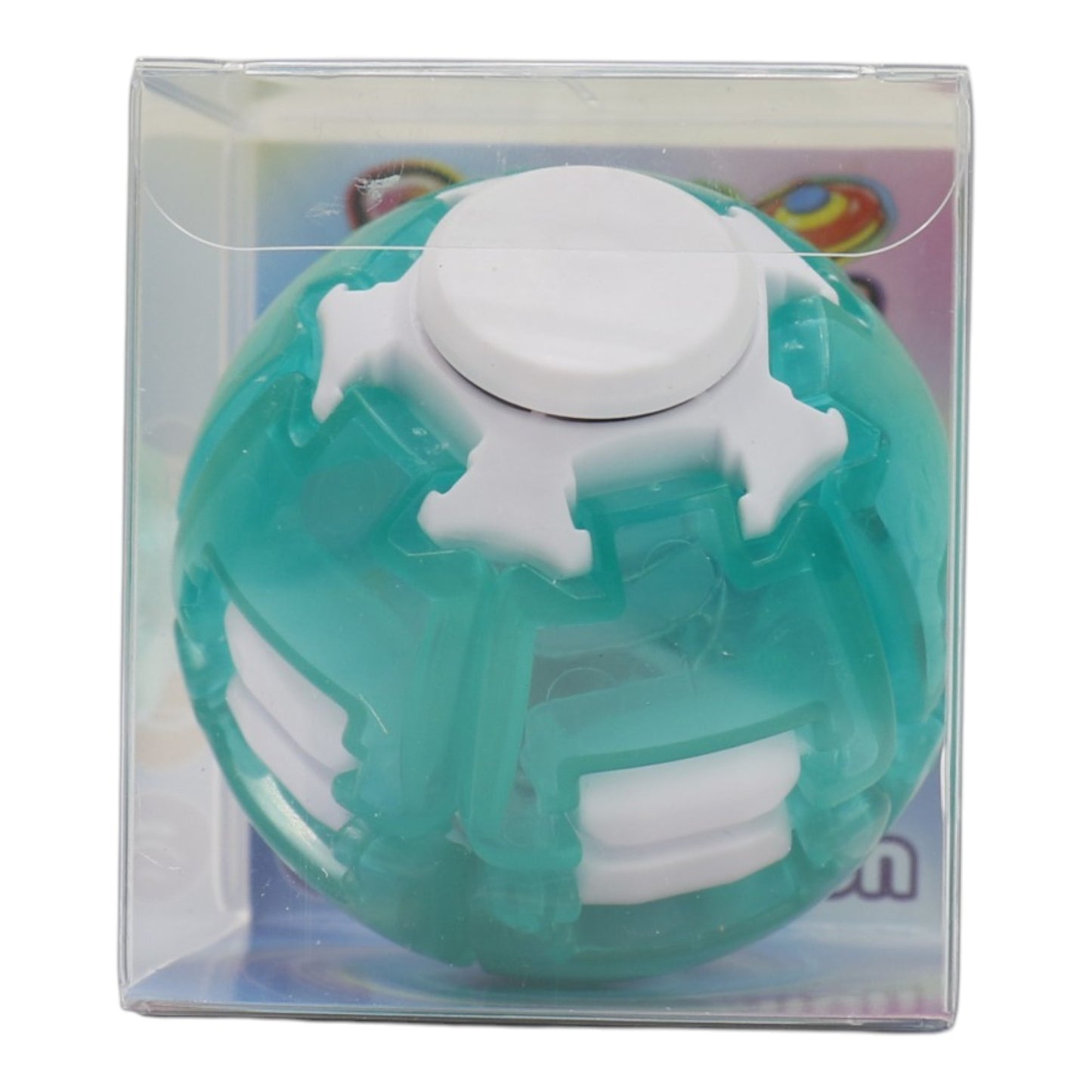 Press Spin Glowing 3D Fingertip Spinner Stress Relief Rotating Light Up Toy QY311 (24PC)