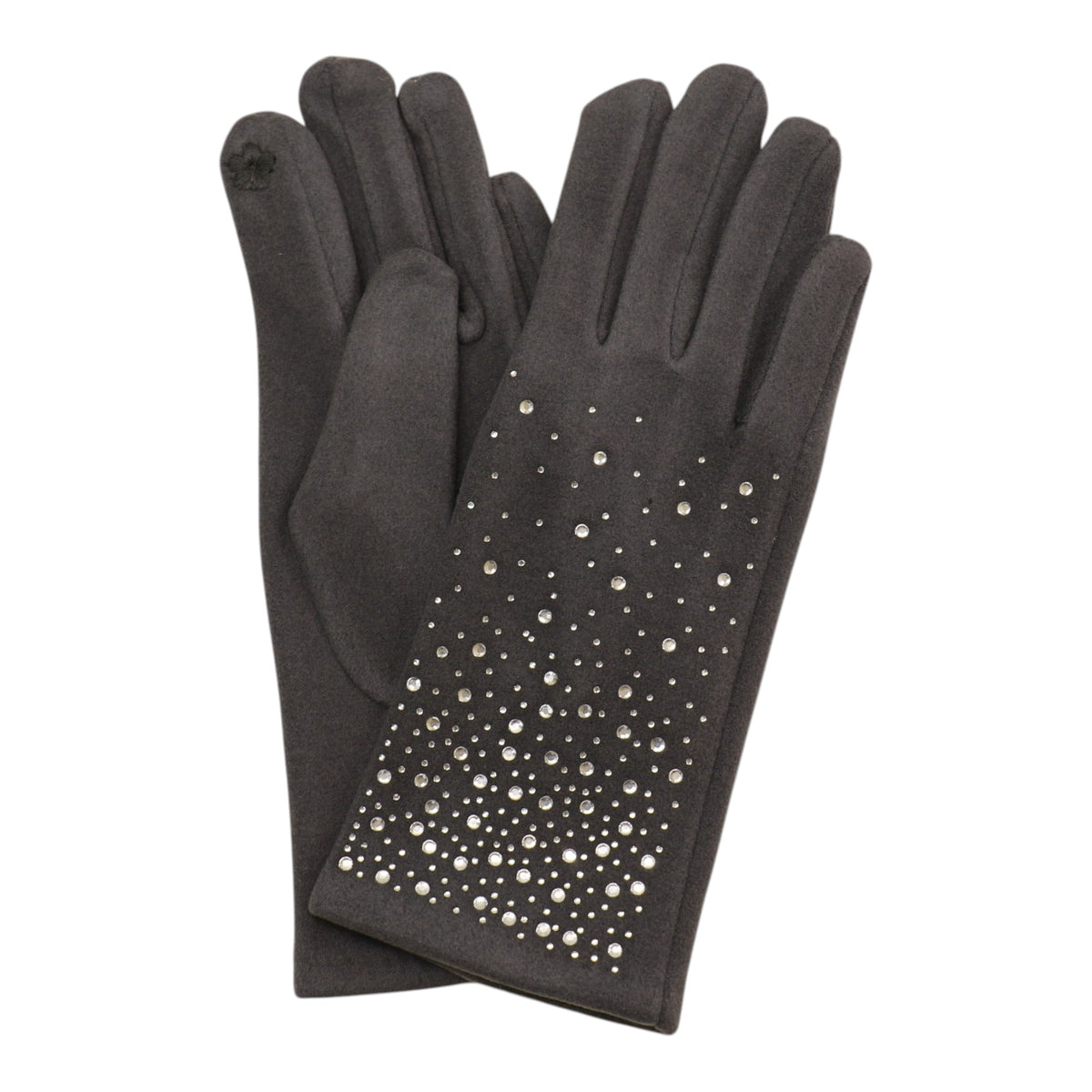 Women’s Rhinestone Studded Touchscreen Gloves GL6830-7 (12PAIR)