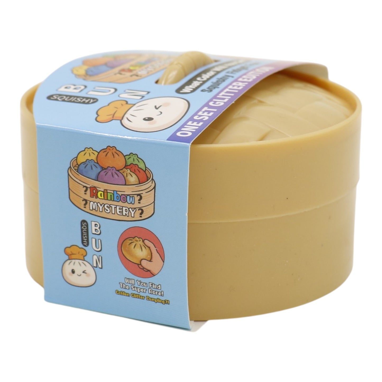 Mystery Glitter Jiggly Bun Squishy Dumpling  SS6417-7 (12PC)