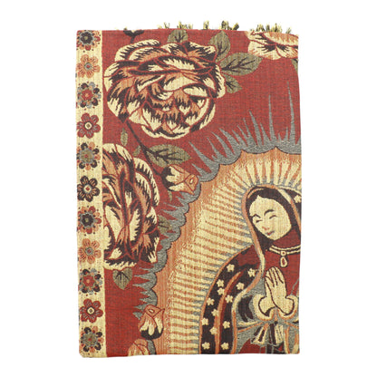 Metallic Pashmina Our Lady of Guadalupe SCF5920-11 (12PC)