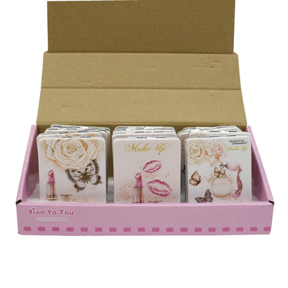 Butterfly Floral Beauty Makeup Compact Mirror JM5921-6 (12PC)