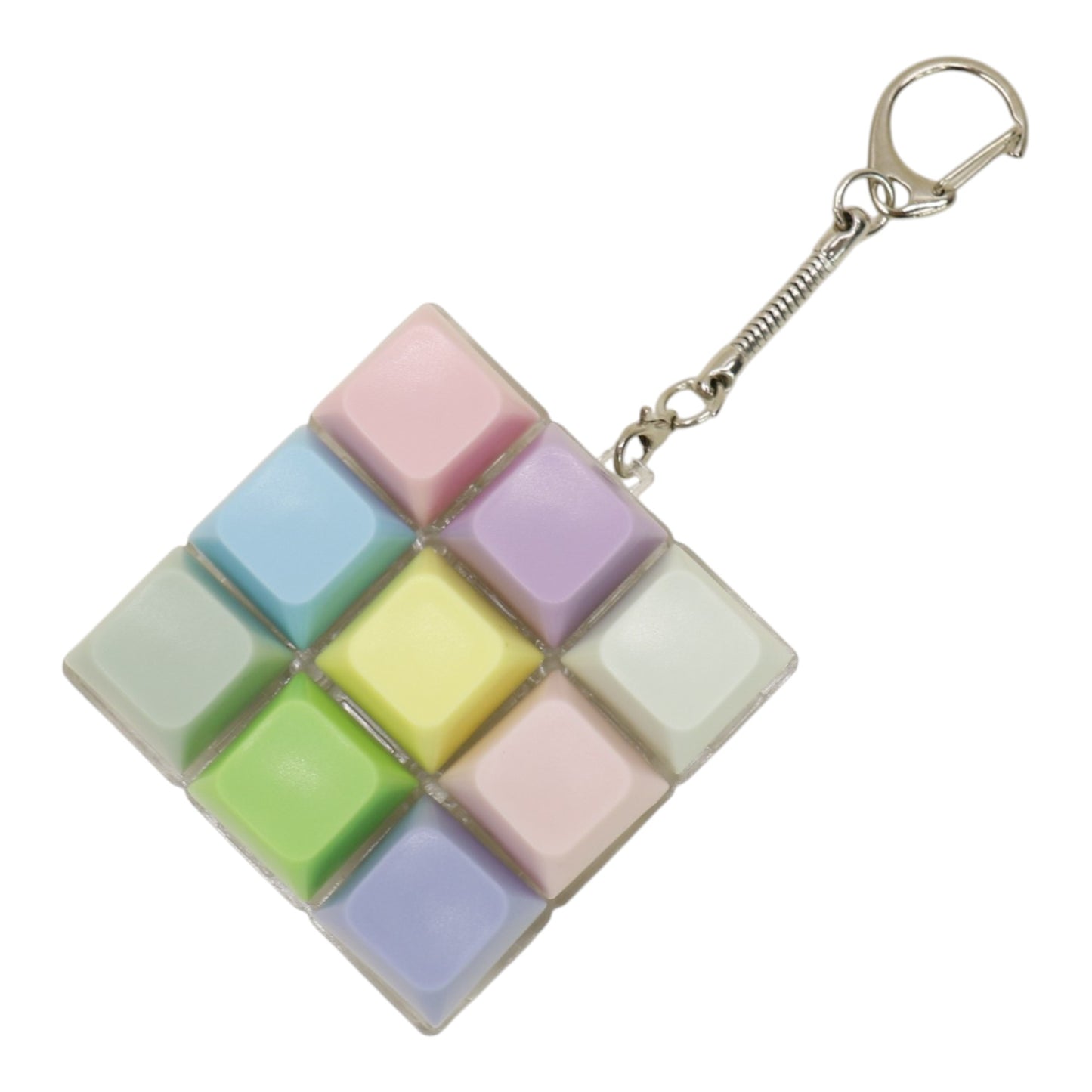 Pastel Clicky Keycap Fidget Keychain  SS6602-18 (12)