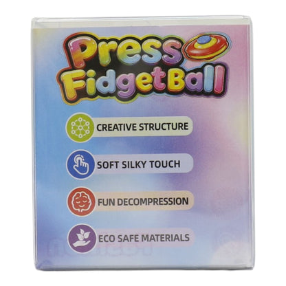 Press to Spin Fidget Spinner HelixCore Rotating Stress Ball Fidget Toy JT6723-5 (24PC)