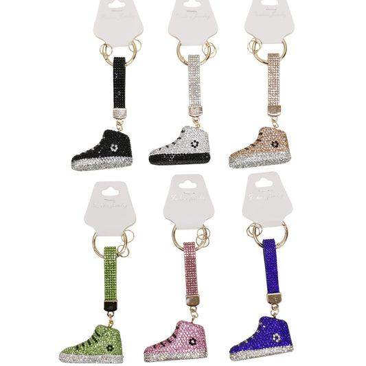Rhinestone Sneakers Keychain SS511-42 (12PC)
