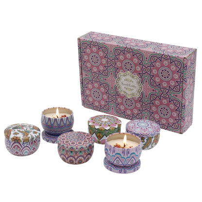 Bohemia 6pcs Fragrance Scented Candle AC5113-1 (3Pack)