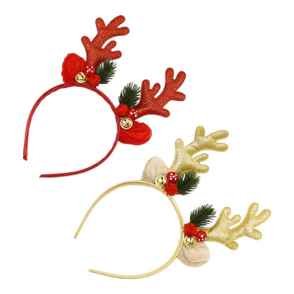 Christmas Antlers Headband HB6905-3 (12PC)