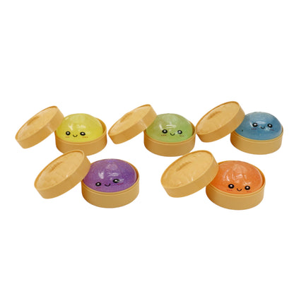 Mystery Glitter Jiggly Bun Squishy Dumpling  SS6417-7 (12PC)