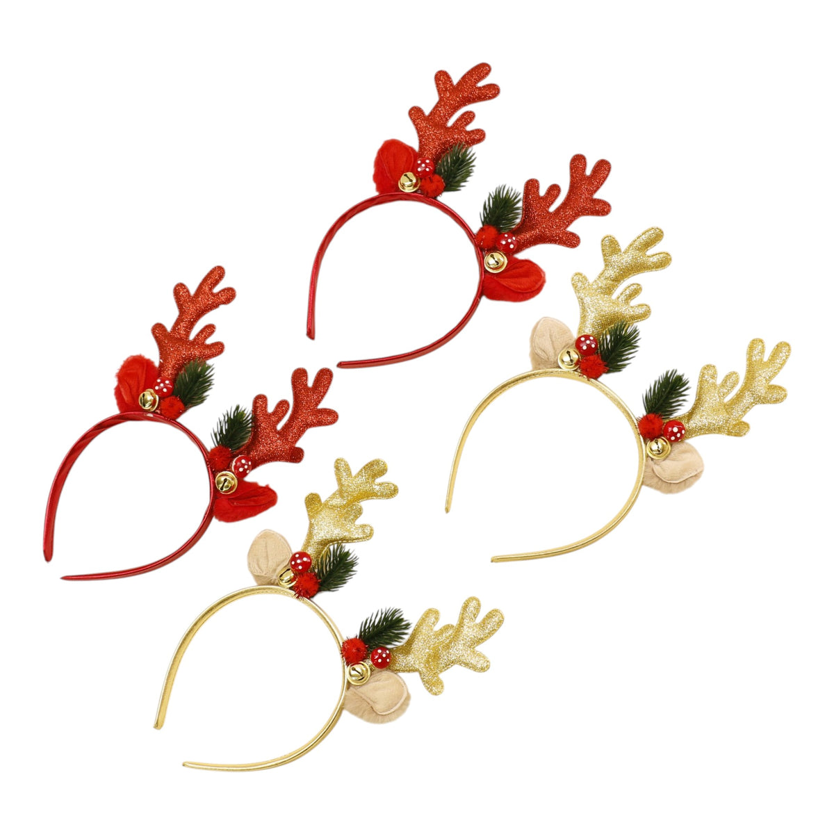 Christmas Antlers Headband HB6905-3 (12PC)