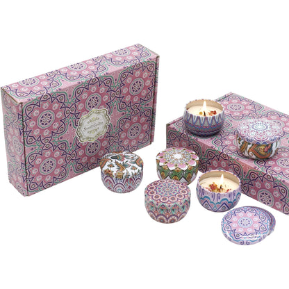 Bohemia 6pcs Fragrance Scented Candle AC5113-1 (3Pack)