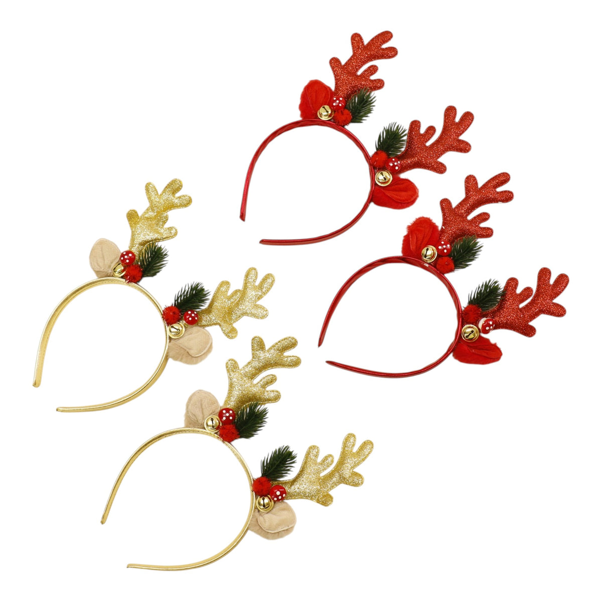 Christmas Antlers Headband HB6905-3 (12PC)