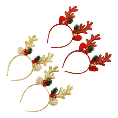 Christmas Antlers Headband HB6905-3 (12PC)