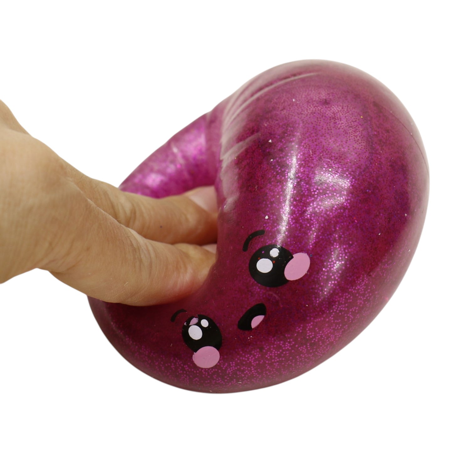 Glitter Jiggly Bun Squishy Dumpling JT6428-3 (12PC)