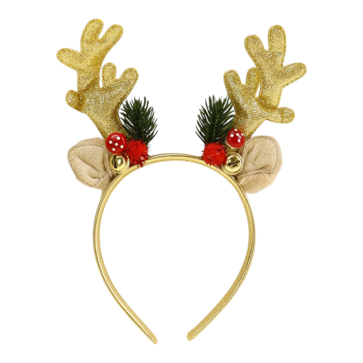 Christmas Antlers Headband HB6905-3 (12PC)