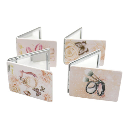 Butterfly Floral Beauty Makeup Compact Mirror JM5921-6 (12PC)