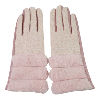 Women's Fur Gloves GL196.. (12PAIR)
